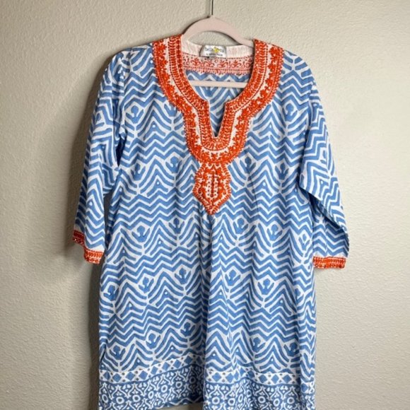 Bella Tu by Gopi Vaid  Size 16 Rhinestone Embroidered Boho Dress - Picture 13 of 13